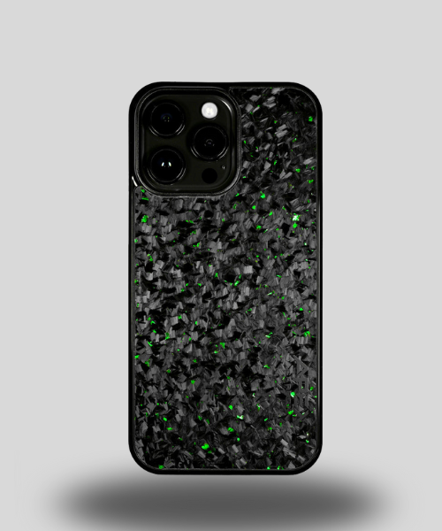 Green-Forged Carbon Fiber  Grain Phone Case