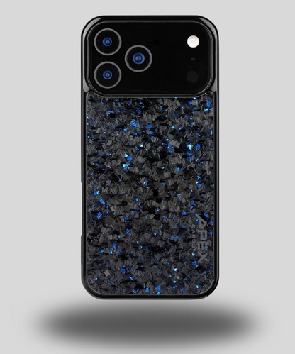 Blue-Forged Carbon Fiber  Grain Phone Case