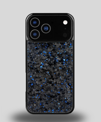 Blue-Forged Carbon Fiber  Grain Phone Case