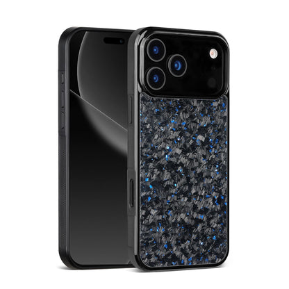 Blue-Forged Carbon Fiber  Grain Phone Case