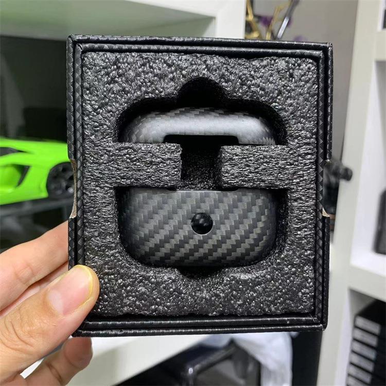 Carbon Fiber Black Matte  Airpods Case